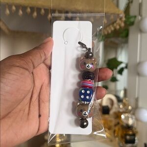 Handmade Bookmark Keychain